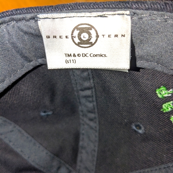 NWOT Green Lantern Movie Strapback Hat DC Comic Film Movie Logo Cap 2011 OSFA - Picture 8 of 9